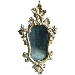 Italian Baroque Giltwood Mirror, circa 1740