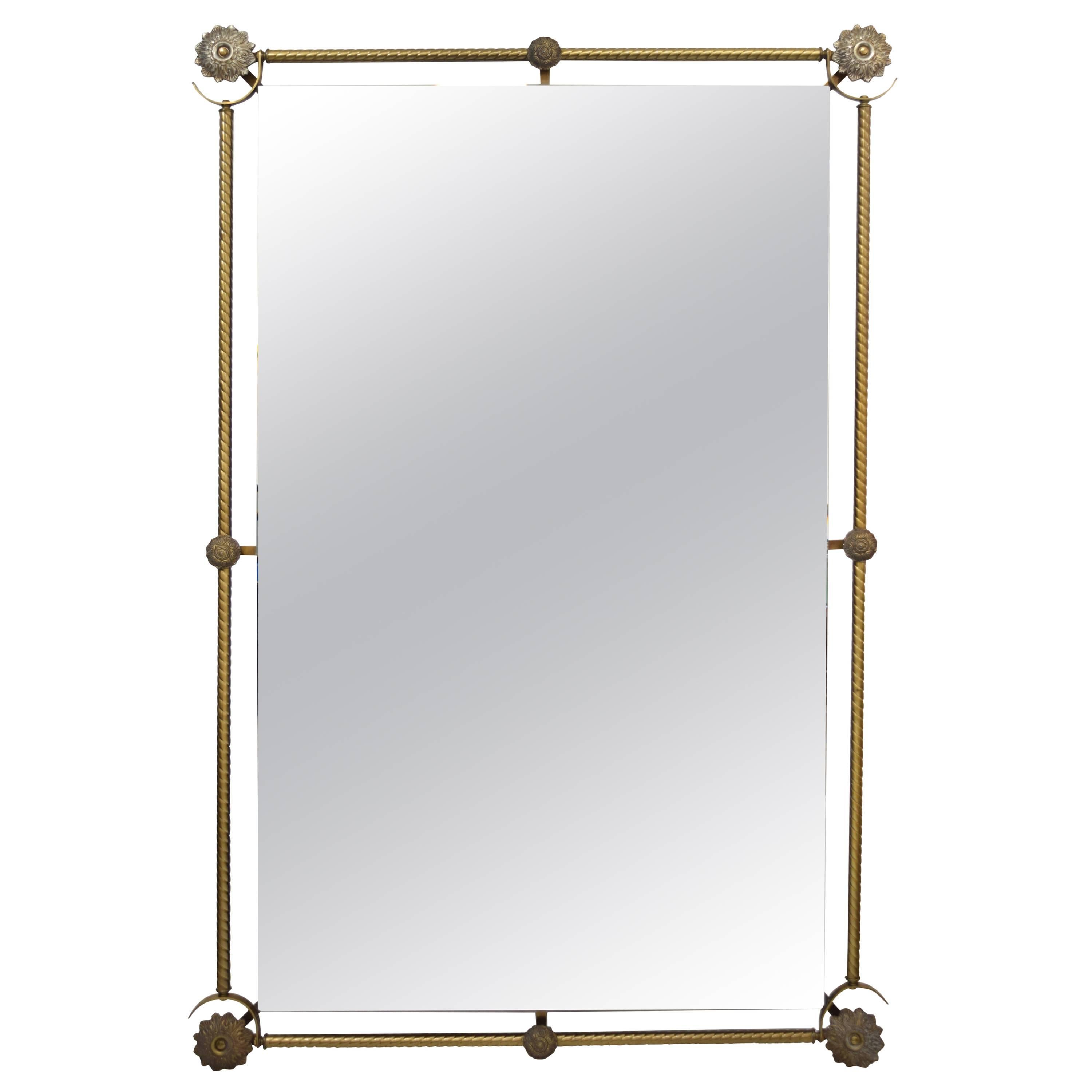 67" Full Length Hollywood Regency Mirror