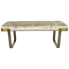 Pace Bench in Brass