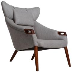 Kurt Ostervig Wingback Lounge Chair