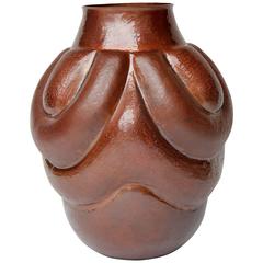 Mexico, Hand-Wrought Copper Vase III