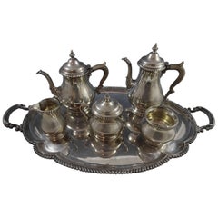 Astonishing Kensington by Gorham Sterling Silver Tea Set Six-Piece SKU #1188