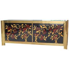 Mastercraft Brass, Lacquer and Gilt Cabinet 2
