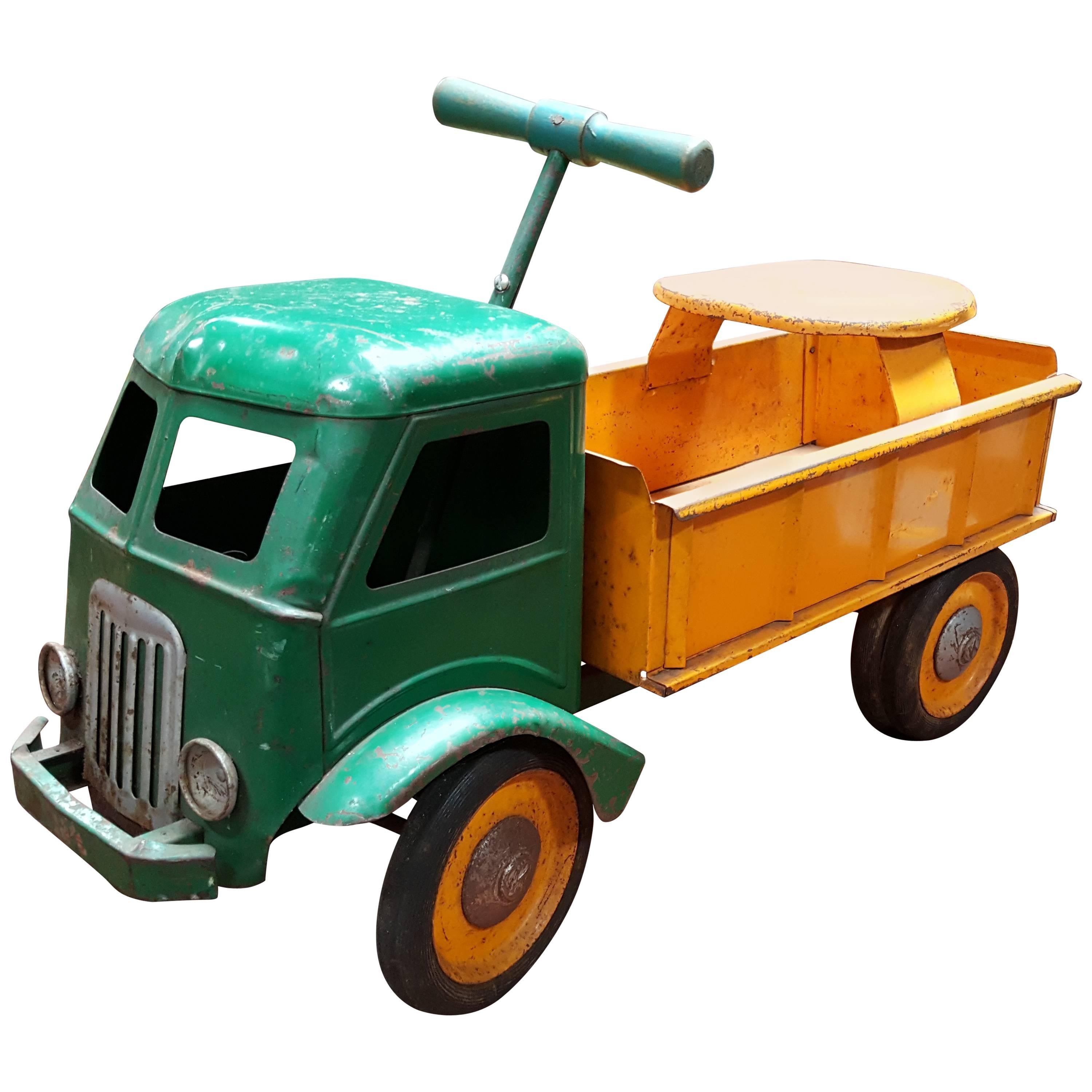 Keystone Ride-On Pressed Steel Toy Truck For Sale