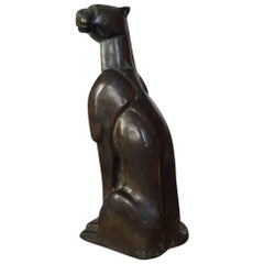 1930s Bronze Panther