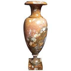 Large 19th Century Neoclassical Marble Vase
