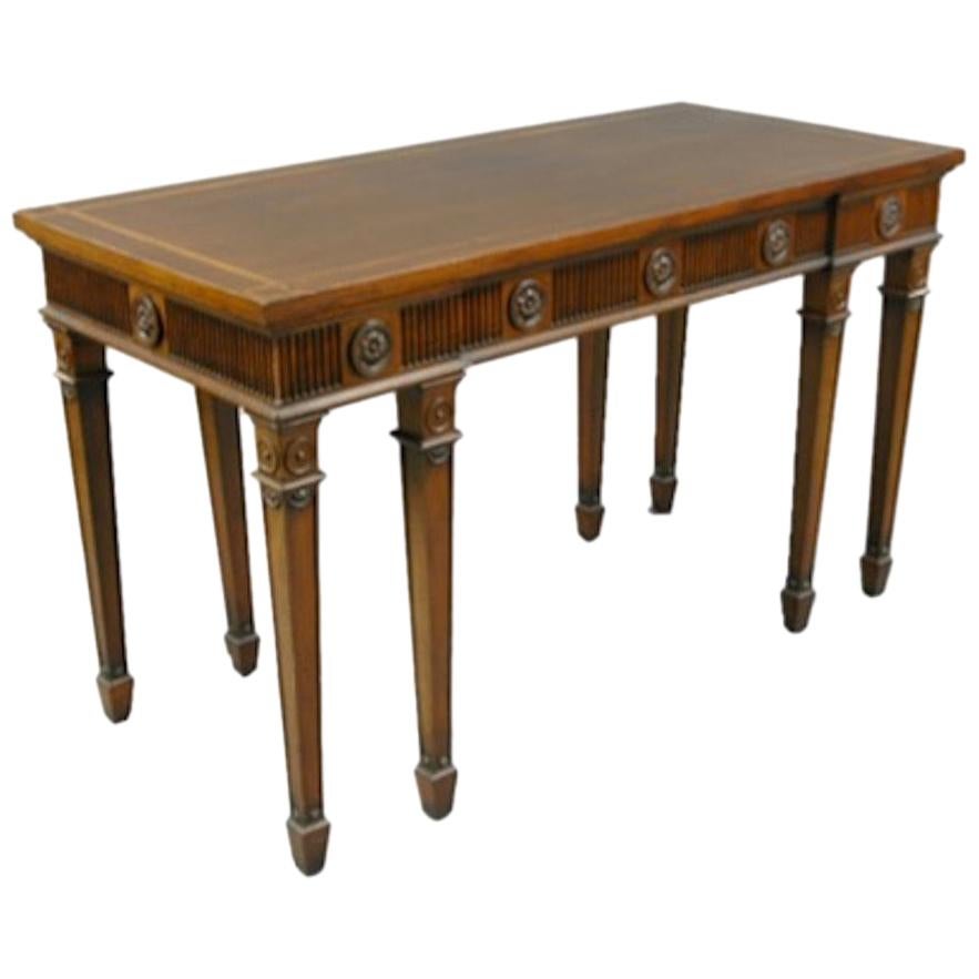 English George III Mahogany Console Table For Sale