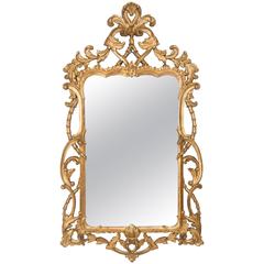 Mid-20th Century Italian Giltwood Rococo Mirror