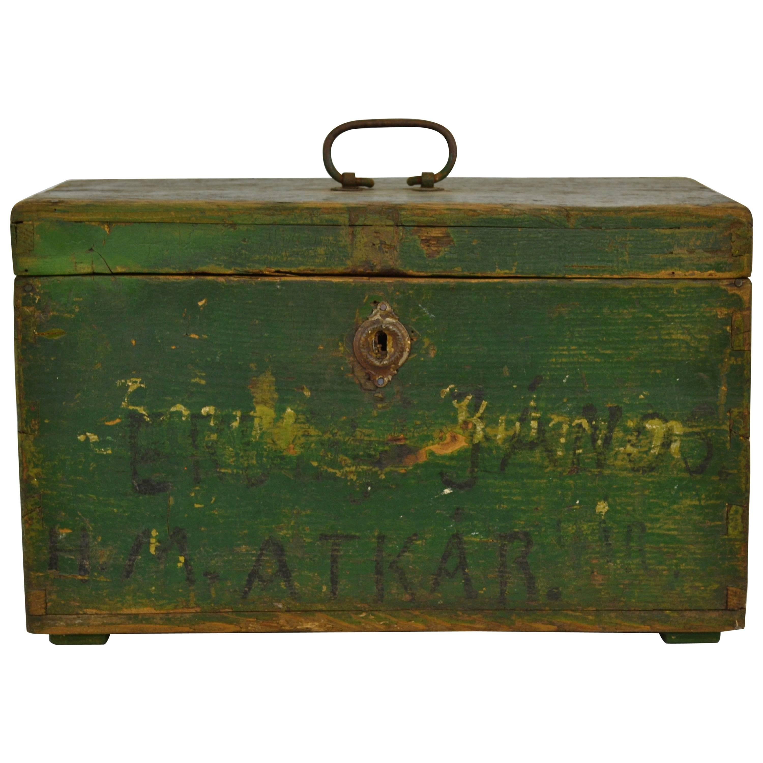 Vintage Pine Army Box