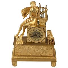 Restauration Ormolu Clock Orpheus and Eurydice