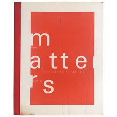 Livre « Matters, 1988-1997 Noritoshi Hirakawa »