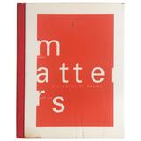 "Matters, 1988-1997 – Noritoshi Hirakawa" Book
