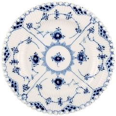 12 Plates Blue Fluted Full Lace Dinner Plates from Royal Copenhagen