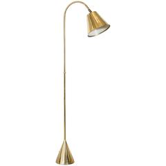 Brass Reading Lamp, Sweden, circa 1940