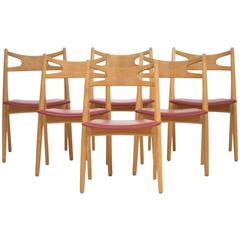 Set of Dining Chairs by Hans J. Wegner, 1952
