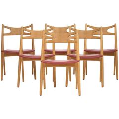 Set of Dining Chairs by Hans J. Wegner, 1952