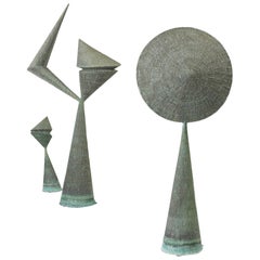 Harry Bertoia Sculptures from Stemmons Towers Sculpture Garden, Dallas 1964