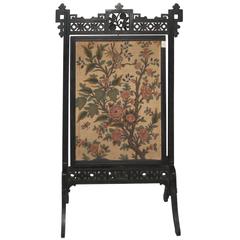 19th Century Aesthetic Period Firescreen