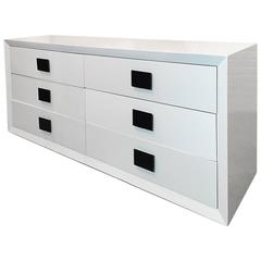 Super Mid-Century White Lacquer Dresser