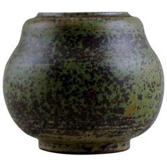 Royal Copenhagen Stoneware Vase in Patrick Nordstrøm Style, circa 1930s