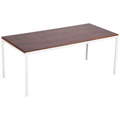 Florence Knoll Coffee Table Rosewood T-Angle Iron, 1956