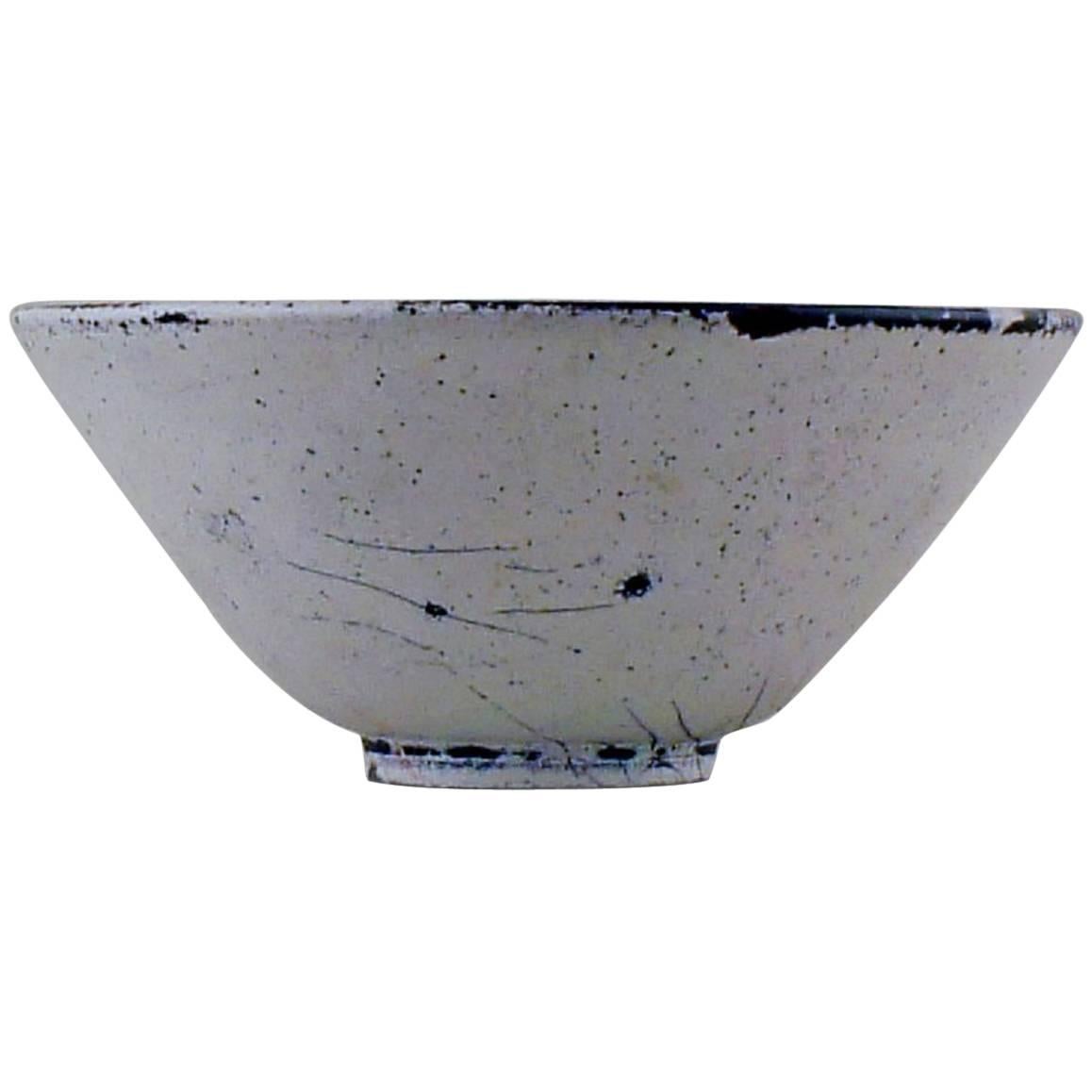 Kähler, HAK, Svend Hammershöi Glazed Stoneware Bowl For Sale