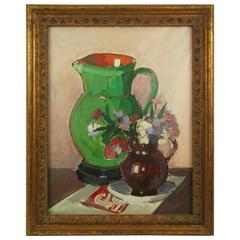 Two Pitchers Still Life Painting 9