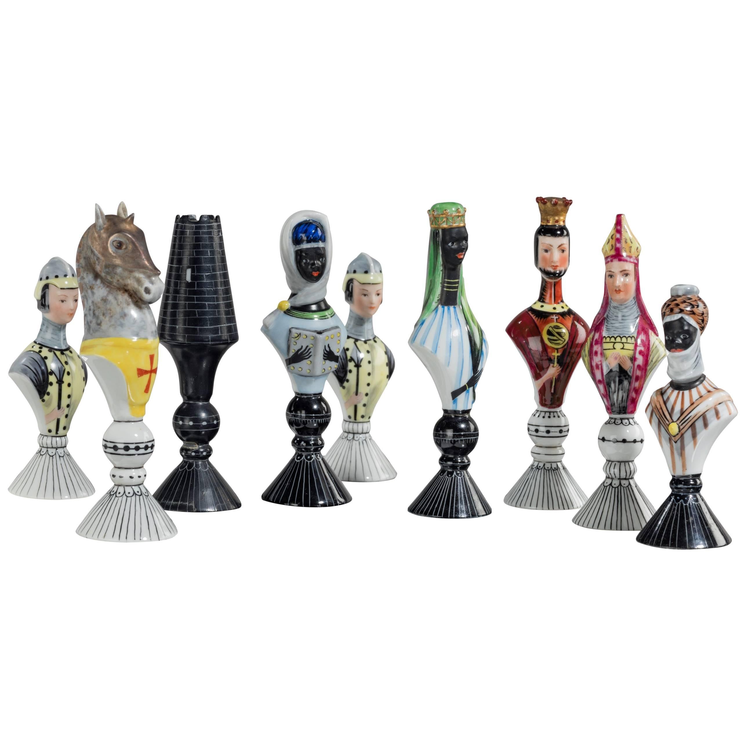 Vista Alegre Porcelain Chess Set