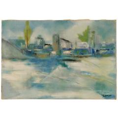 Abstract City View Painting 10