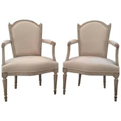 Pair of Louis XVI Armchairs