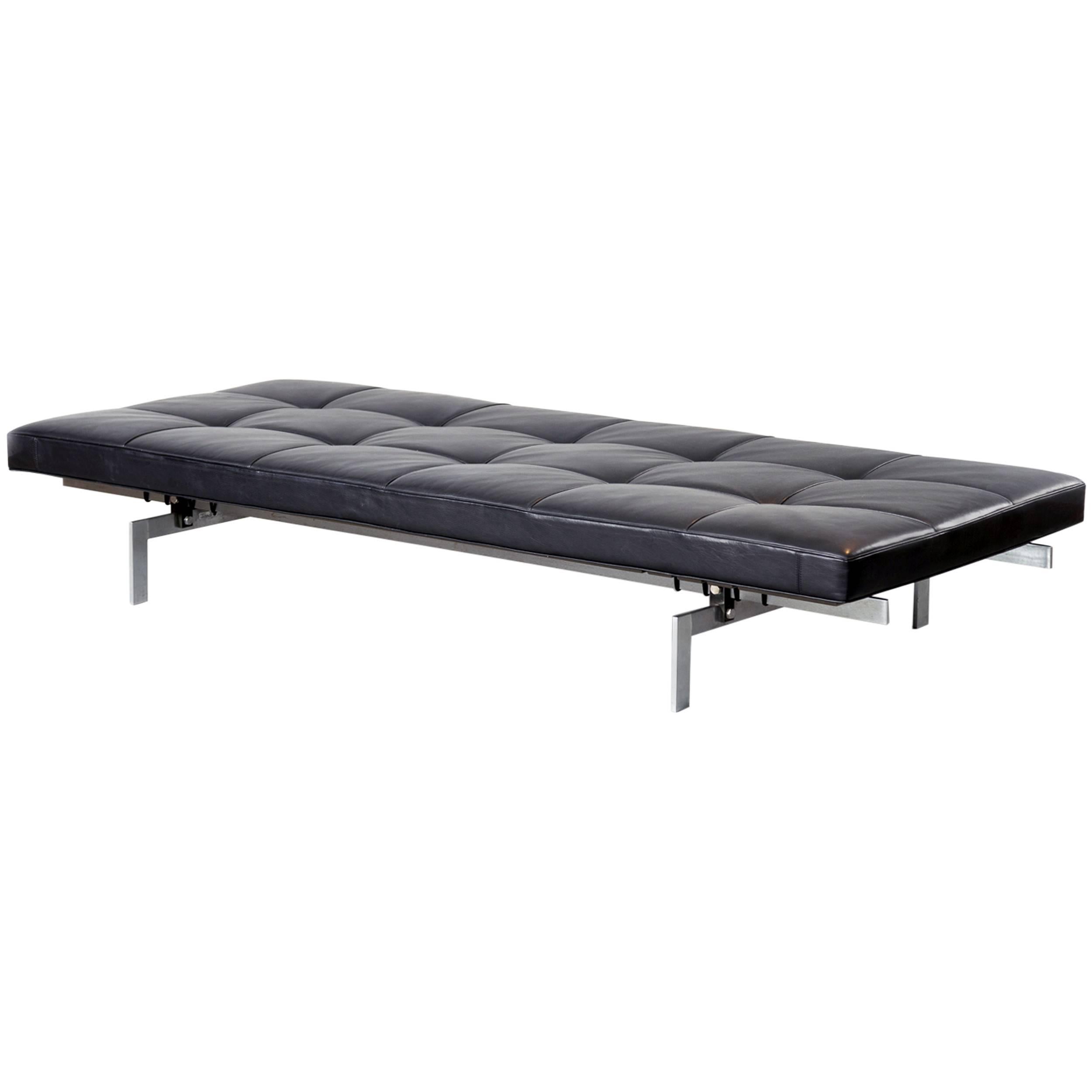 Poul Kjaerholm Daybed PK80 Black Leather