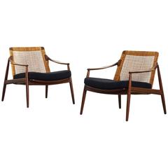 Beautiful Pair of Lounge Easy Chairs by Hartmut Lohmeyer for Wilkhahn 'b'