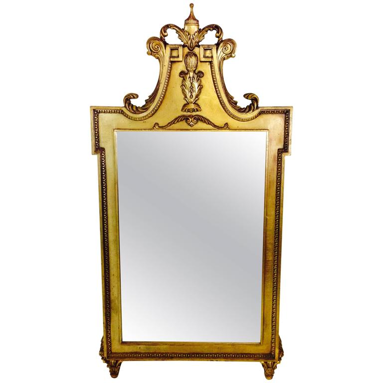French 18th Century Gilt Wood Mirror at 1stdibs