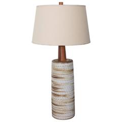 Tall Gordon Martz Modernist Ceramic Lamp