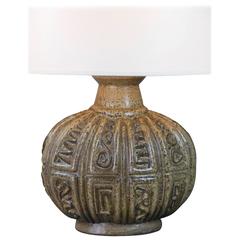 A Mid Century Modern Ceramic Lamp