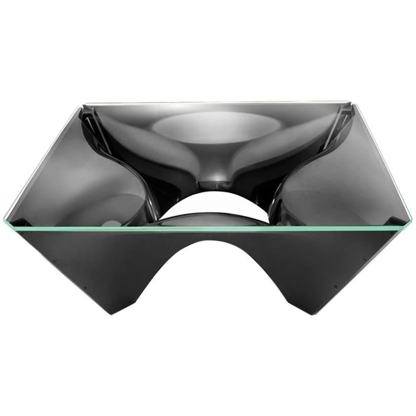 Black Knoll Corona Coffee Table by David Adjaye, Modern For Sale