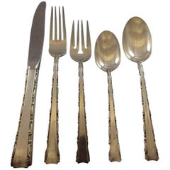 Madrigal by Lunt Sterling Silver Flatware Set for Eight Service, 43 Pieces