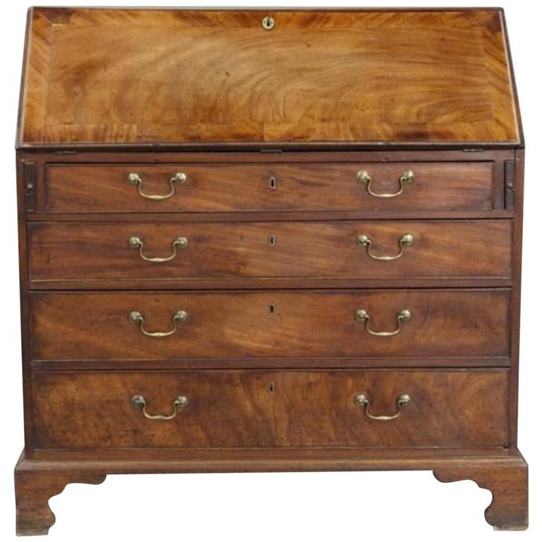 Mahogany Drop Front Bureau Chest Desk at 1stDibs drop front