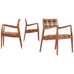 Jens Risom 'Playboy' Armchairs, Set of Three