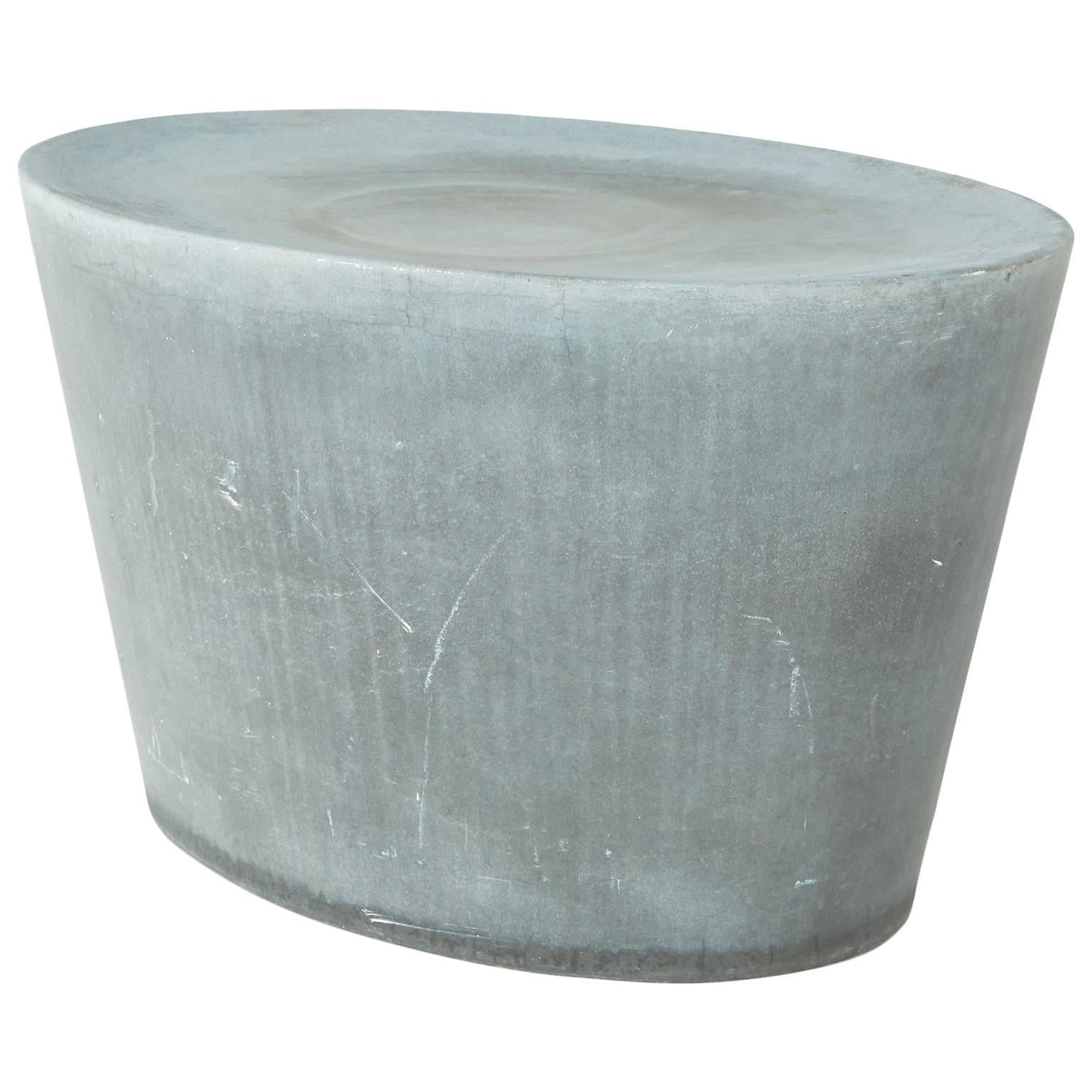 Original Maya Lin Concrete Stool for Knoll Studio, No Longer in Production