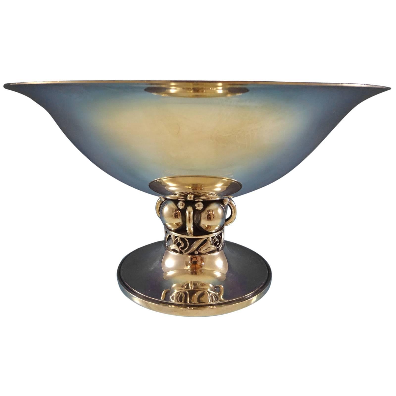 La Paglia International Sterling Silver Mid-Century Modern Modernist Fruit Bowl