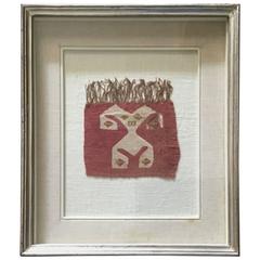 Pre Colombian Antique Peruvian Textile Fragment