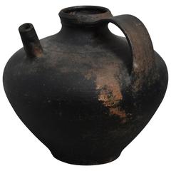 Early 20th Century Spouted Blacked Pot From Paris
