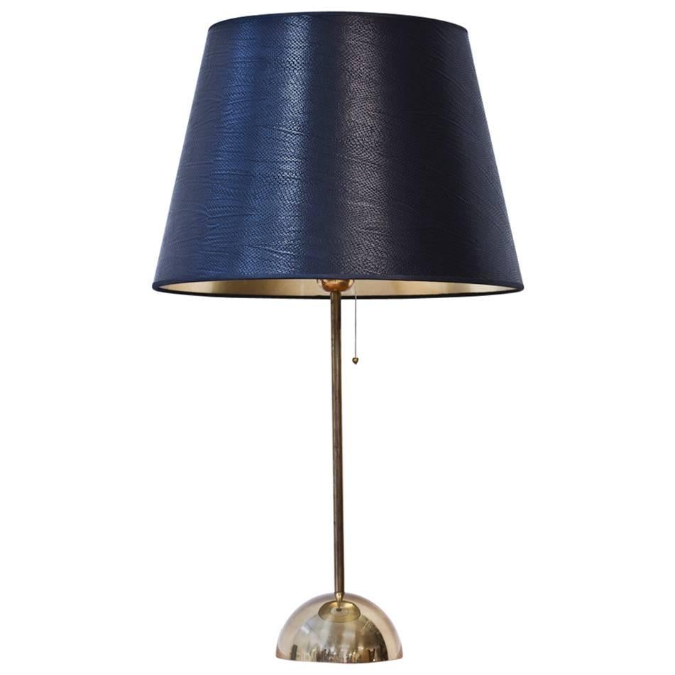 1960s Scandinavian Brass Table Lamp by Bergboms