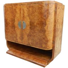 Art Deco Burled Elm Buffet
