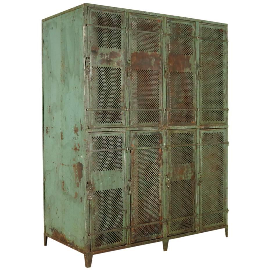Metal Cabinet by Industrial Vintage, Milan, Italy, 1940s