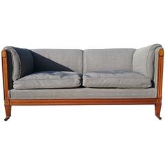 Antique Siège De Duvet Sofa by Howard and Sons of London