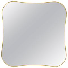 Brass framed Italian Mirror