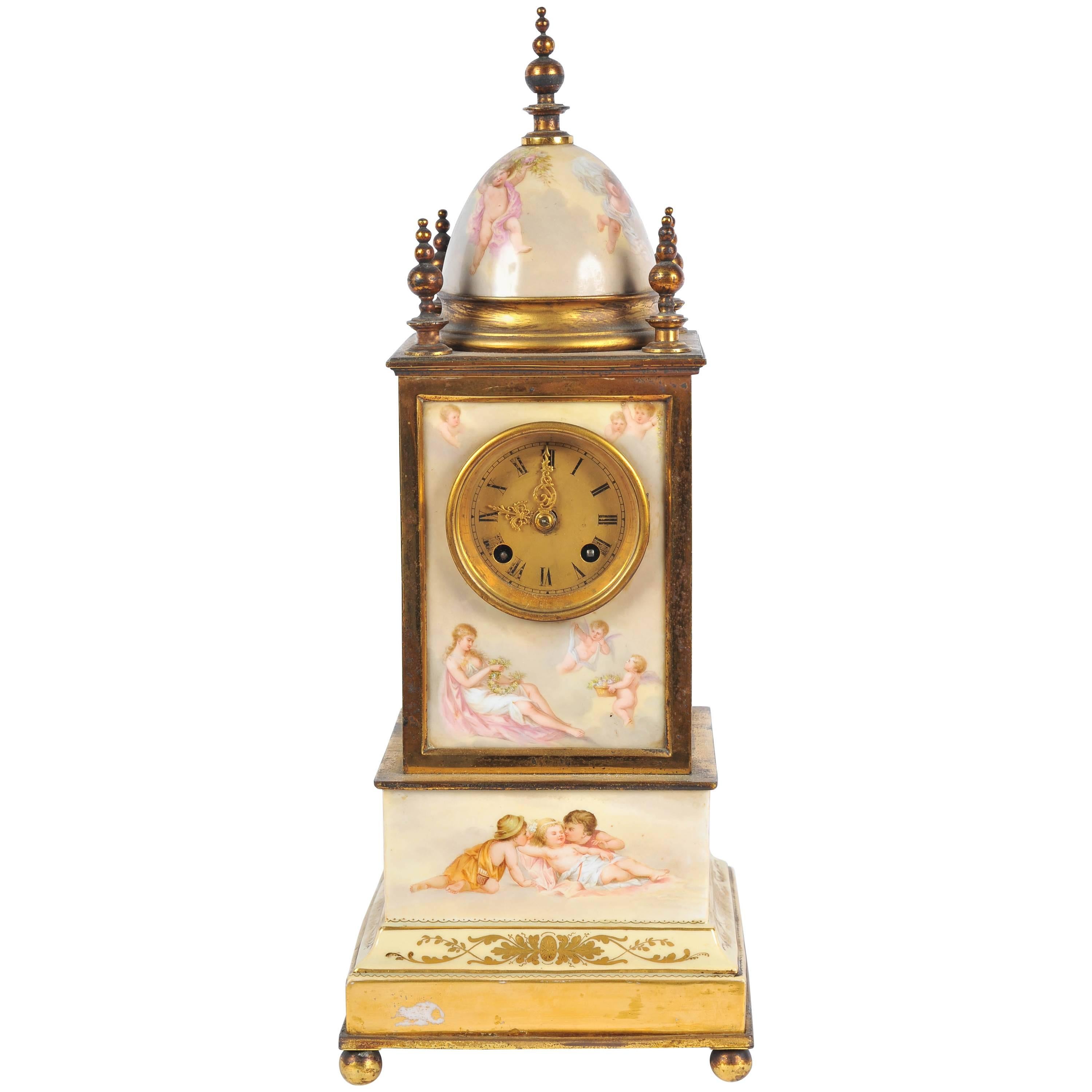 Horloge de cheminée du 19ème siècle