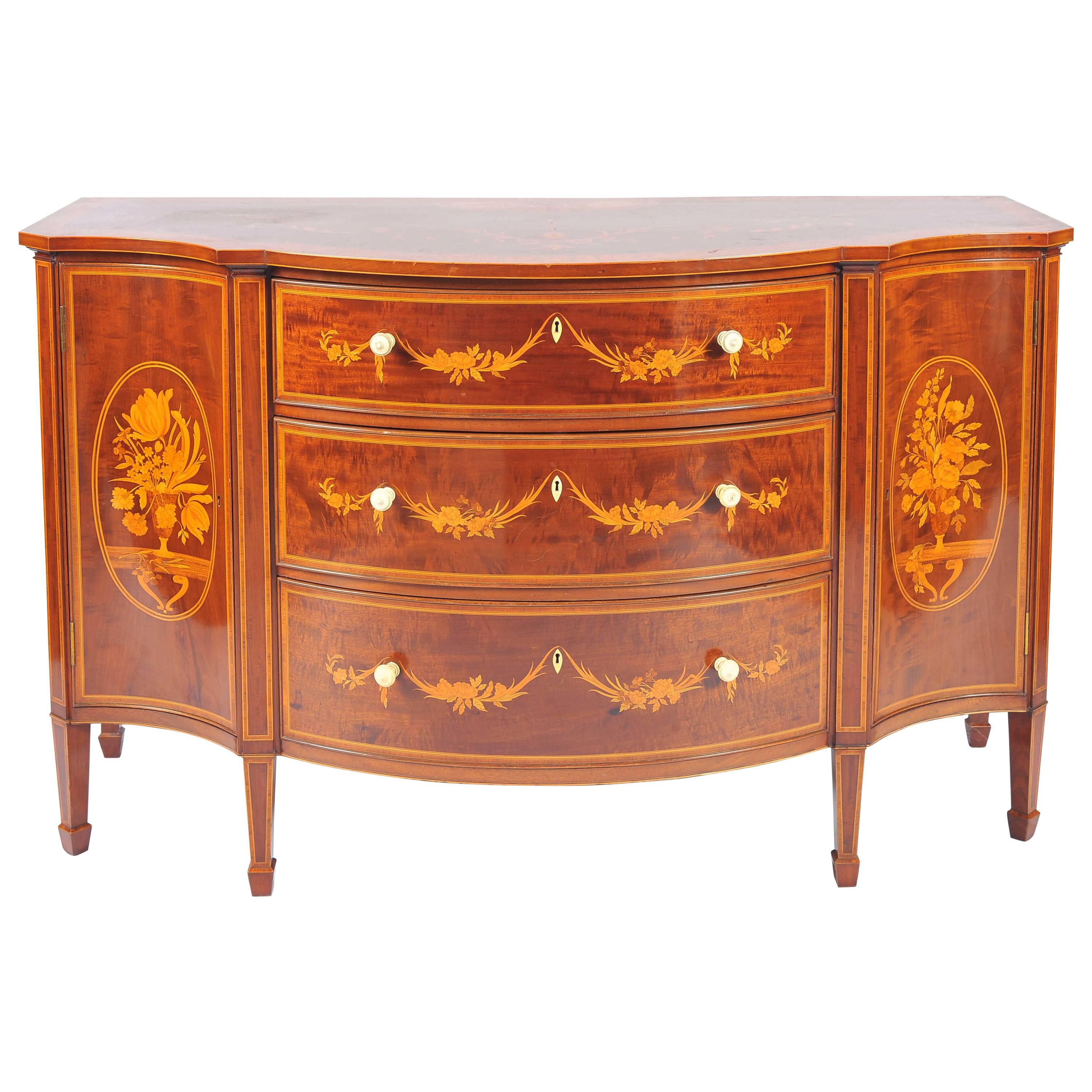 19th Century Sheraton Revival Side Cabinet For Sale
